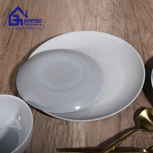 Vaisselle de qualité <span class=keywords><strong>italienne</strong></span>, Style classique, utilisation quotidienne, assiettes grises en verre opale, <span class=keywords><strong>assiette</strong></span> <span class=keywords><strong>à</strong></span> <span class=keywords><strong>Pizza</strong></span> pour le Dessert, 2 cm, 7.45 pouces, vente en gros - Product Image 3