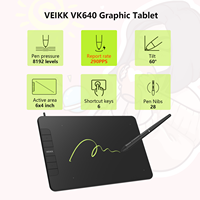 Super Deal 6*4 Zone de travail VEIKK VK640 Tablette graphique pour dessin et stylo