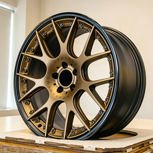 Jantes forgées 2 pièces style <span class=keywords><strong>CH</strong></span>-<span class=keywords><strong>R</strong></span> <span class=keywords><strong>II</strong></span> Bronze mat 20 21 22 pouces 5*112 5*120 5*130 pour G80 G82 E92 A90 W205 RS3 911 488 M3 M4 - Product Image 1