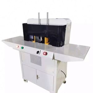 Machine de découpe électrique automatique de coins arrondis pour cartes PVC, double tête, robuste, grande capacité, prix usine, pour usine de papier - Product Image 1