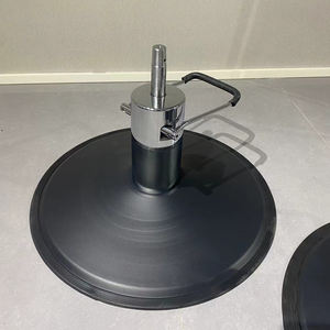 Chaises de barbier professionnelles entièrement noires Belmont inclinables Vintage pour hommes - Product Image 6