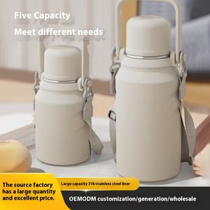 Hot Selling 316 Large Capacity Portable <b>Thermos</b> <b>Pot</b> with Lid Outdoor Travel and Children's Water Cup Thermal Insulation Kettle - Product Image 2