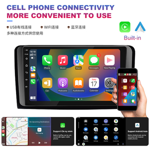 Yeanav 9 "DIN đôi xe Stereo đài phát thanh Carplay Android tự động cho Mercedes-Benz <span class=keywords><strong>ml</strong></span> loạt 2005-2012 GPS Wifi Hifi FM RDS AHD cam - Product Image 5