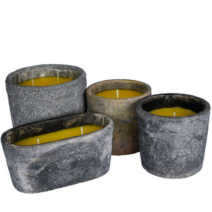 Bougie en forme de silo à ciment au design unique, récipient en béton pour la décoration moderne de la maison, centre de <span class=keywords><strong>table</strong></span>, ambiance romantique - Product Image 5