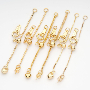 925 Bạc mỹ trang sức phụ kiện phát hiện ngọc trai Vòng Cổ Vòng chân Vòng tay kết thúc đuôi có thể điều chỉnh mở rộng chuỗi <span class=keywords><strong>Clasp</strong></span> - Product Image 4