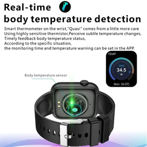 Smartwatch Eseed QX7 per Uomo e Donna, Bestseller con Display IPS da 1,85 Pollici, Tracker Fitness e Sport, Chiamate BT, Monitoraggio Pressione Sanguigna, IP67 - Product Image 6