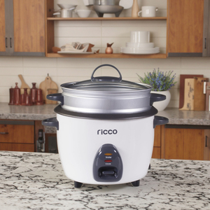 EU cộng với 700W Mini điện trống Nồi cơm điện không dính Trắng nhựa hấp 5L 10 ly công suất bao gồm cốc đo cho - Product Image 3