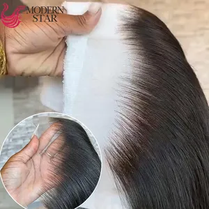 Wholesale Raw Cuticle Aligned Hair 100% Virgin Human Hair Transparent Hd Lace Frontal Invisible Film Hd Lace Frontal Closure