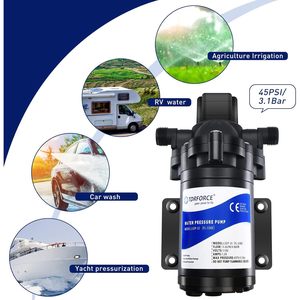 TDRFORCE Water Pressure Pump 4.5 GPM 45 PSI Self Priming for RV <b>Yacht</b> Car Wash Irrigation - Product Image 1
