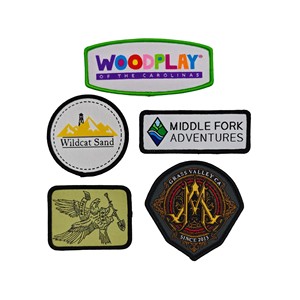 Parches de hierro personalizados para coser, gótico, corazón, muerte, Doom, lodo, Stoner, características en forma de estrella, tela tejida, motivo de flores para bolsa - Product Image 1