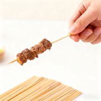 Tailles 6"/8"/10"/14"/16"/30" - Brochettes de barbecue 100% bambou naturel pour les grillades au feu de camp et les barbecues - Bâtonnets pour griller les guimauves