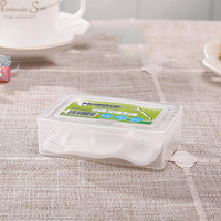 Easy Glide — boîte de fil dentaire naturelle, 10 à 30 pièces par boîte, plastique personnalisé, conteneur en vrac, OEM