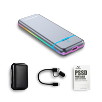Hard Disc portabel 1TB, kecepatan tinggi 1TB Solid State Drive 512GB 1TB 2TB SSD tipe-c USB M.2 NVME PICe 3.0 untuk Laptop
