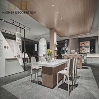 Mobilier de magasin d'optique professionnel fabriqué en usine, présentoir à lunettes, design intérieur de magasin d'optique avec barres