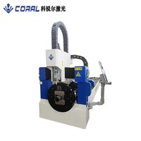 Máquina de Corte de Tubos Láser de Fibra CNC CORAL CRL-6012QG-A de 3000W, Cortadora Automática de Tubos Metálicos