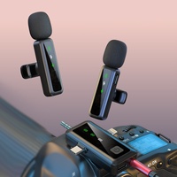 Microphone Lavalier Sans Fil Double avec Récepteur Multi-Ports pour Vlog, Interview, Enregistrement en Direct – Fabrication Artisanale