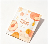 Sachets souples et occultants personnalisés de qualité alimentaire pour échantillons de miel, idéaux pour la promotion et les offres promotionnelles de miel brut