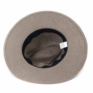 หมวกปีกกว้างสำหรับเดินทางช่วงฤดูร้อน รุ่น J354 หมวกปานามา หมวกฟางกันแดด หมวกทรงทริลบี้ หมวกแจ๊ส หมวกเฟโดรา - Product Image 6