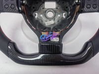 Volant sport en fibre de carbone compatible avec Volkswagen Golf 4 5 6 7 8 GTI R MK5 MK6 MK7 MK8 2017, mise à niveau du modèle ancien vers le nouveau modèle