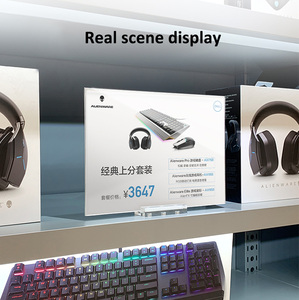 Cửa Hàng A4 148*297Mm Cửa Hàng Không Lắc Đôi Mặt Dính Từ Tính Đế Trong Suốt Giá Acrylic Hiển Thị Giá Đỡ Cho Kệ Bàn - Product Image 5