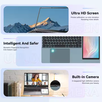 Nouvel ordinateur portable à double écran ultra fin 15,6+7 pouces avec processeur Intel, logo personnalisé N100, 16 Go de DDR4, 512 Go de SSD, pour les entreprises
