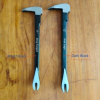 Ensemble de barres de levier de surface noire à bout pointu forgé de 11 "12"