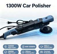 Polisseuse rotative professionnelle pour voiture 1300W 1000-3000RPM, machine de polissage RO pour le detailing automobile
