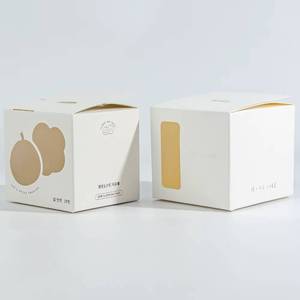 Caja de Papel Kraft Biodegradable Ecológica para Empaque de Café, Cartón Blanco, Esencial para Baño con Protección UV - Product Image 1