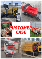 HIGHTOP MARQUE HTD1200 1.2TON Dumper Machines de construction Mini camion à benne basculante Prix d'usine