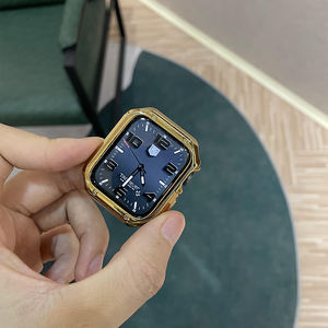 Cinturino per orologio con collegamento a bracciale di lusso e protezione morbida con custodia per orologio per <span class=keywords><strong>apple</strong></span> <span class=keywords><strong>watch</strong></span> - Product Image 6