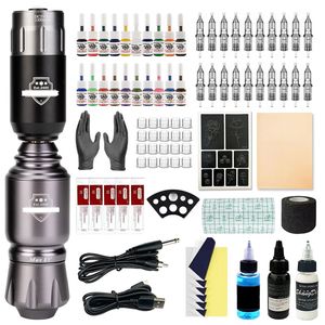 Machine à tatouer ensemble de stylos Kits de pratique pour débutants <span class=keywords><strong>sans</strong></span> <span class=keywords><strong>fil</strong></span> pochoir Kit complet complet fournitures de <span class=keywords><strong>pistolet</strong></span> <span class=keywords><strong>cartouche</strong></span> d'encre - Product Image 1