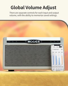 Amplificador de Guitarra Inteligente MOOER SD30i con IA, Portátil, 30W Estéreo, 5 Horas de Batería, 101 Efectos, Looper de 80s, 40 Ritmos de Batería - Product Image 6