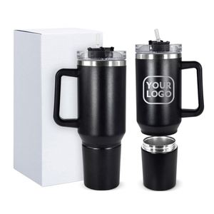 Vaso Térmico Personalizado 2 en 1 de 40 oz, de Acero Inoxidable, con Aislamiento al Vacío para Bebidas Frías y Calientes, con Asa - Product Image 6