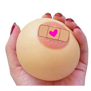 Breast Funny Stress <b>Squeeze</b> Relief <b>Ball</b> PU Material Unisex Tricky Toys 5 to 7 Years - Product Image 3