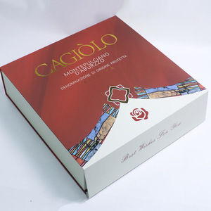 Tùy Chỉnh Rượu Vang Đỏ Chai Vận Chuyển Hộp Rượu Vang Hộp Quà Tặng Bao Bì Từ Đóng Cửa Các Tông Whisky Giấy Bao Bì Thanh Bia Hộp - Product Image 1