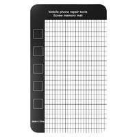 Tapis de Rangement Magnétique Adhésif pour Mémoire, Outil de Réparation Portable pour Téléphones et Ordinateurs, Tapis de Collecte de Vis à Ventouse Ultra-Résistant