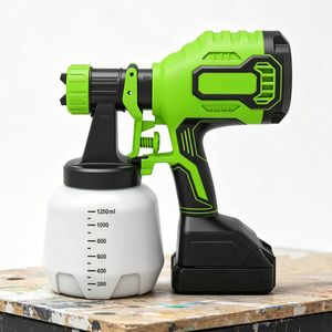 VERTAK 20V Cordless <b>Paint</b> Sprayer Gun, Ergonomic Machine with 4 Interchangeable Nozzle Sizes for Painting - Product Image 1