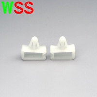 Shenzhen vente en gros rohs pinces de câble pinces de câble en silicone pinces de câble de machine blanc