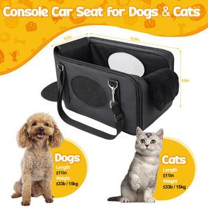 Siège auto pour chiot, imperméable, lavable, protection de sécurité pour animaux de compagnie, siège surélevé pour chien, produit en stock à prix réduit - Product Image 3