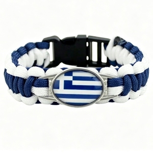 Pulsera de Paracord Personalizada con la Bandera de Costa Rica, Brazalete Trenzado de Supervivencia para Recuerdo de <span class=keywords><strong>Viaje</strong></span> <span class=keywords><strong>a</strong></span> la Playa y Accesorios para Fans - Product Image 6