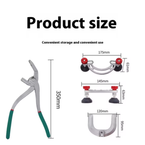 Kit d'outils de réparation de bosses de <span class=keywords><strong>voiture</strong></span> : Pince à cornet, extracteur réglable, support double face pour la réparation des bords de portières et de la peinture - Product Image 3