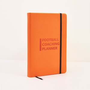 A5 Custom Logo <strong>Gym</strong> Fitness Football Planner Notebook Hardcover Elastic Band <strong>Diary</strong> with PU Leather Cover Printed Paper Material - Product Image 1