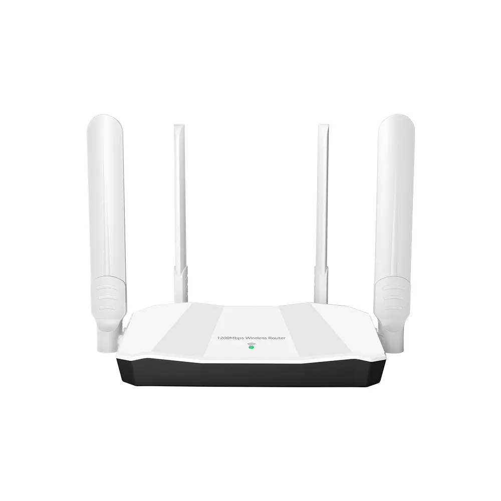 AC1200 Dual Band2.4/5GHZ Wireless Router Gigabit Ethernet Router 1200 Mbit/s Dual Band Wireless Router 4 x5dBi Richtantennen