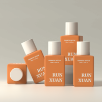 Botol Lotion Plastik HDPE Kosong 30ml Ukuran Kecil Botol Krim Tabir Surya Botol Serum Minyak dengan Tutup Ulir