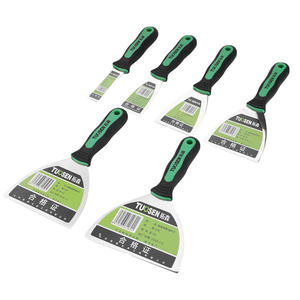 Espátula Tuosen de 1, 3 y 6 pulgadas con hoja de acero y mango de plástico para limpieza de paredes, herramientas de bricolaje - Product Image 1