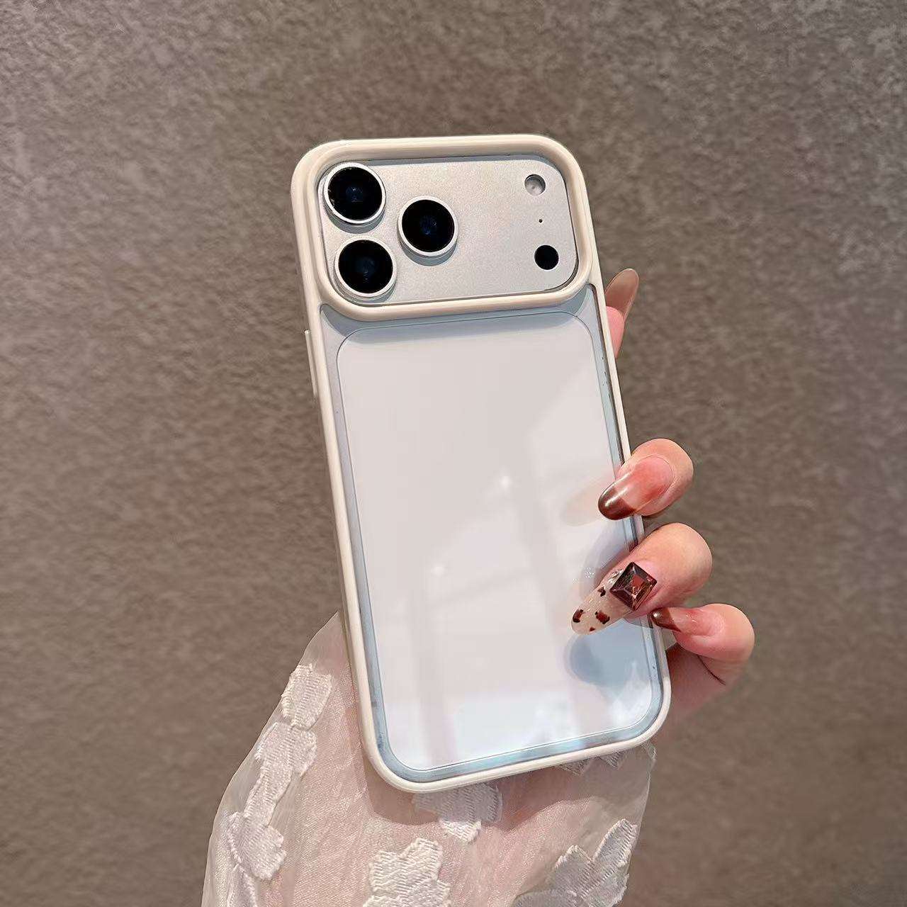 ฟิล์มด้านในและด้านนอก - ขอบสีขาว