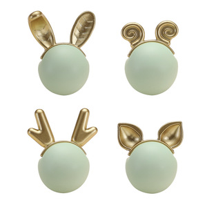 Poignée de porte d'armoire moderne en alliage de zinc pour chambre d'enfant pour armoire tiroir commode Bedroom-128mm - Product Image 1