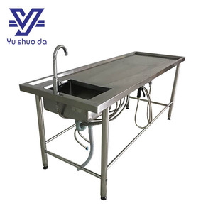طاولة تشريح تشريحات ومعدات للمستشفيات من YUSHUODA مع حوض - Product Image 2
