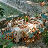 Sets de table en lin écologiques faits à la main à bords festonnés, couleur terre cuite, carrés, lavables, pour extérieur, style ferme, dîner de Thanksgiving, maison