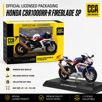 Modèle de moto en métal moulé sous pression CBR1000RR-R à l'échelle 1/12 avec des roues mobiles en matériau écologique pour la décoration de la maison ou comme cadeau